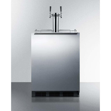 Summit 24" Single Tap Stainless Steel Commercial ADA Kegerator SBC58BBIADA Kegerators SBC58BBIADA Wine Coolers Empire