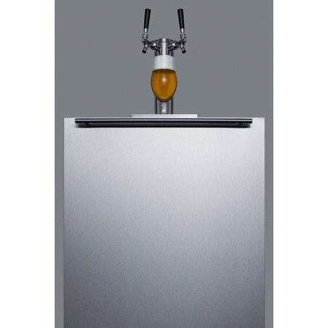 Summit 24" Single Tap Stainless Steel Commercial ADA Kegerator SBC58BBIADA Kegerators SBC58BBIADA Wine Coolers Empire