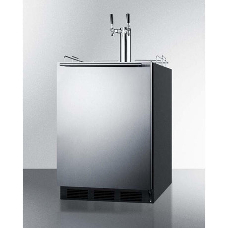 Summit 24" Single Tap Stainless Steel Commercial ADA Kegerator SBC58BBIADA Kegerators SBC58BBIADA Wine Coolers Empire