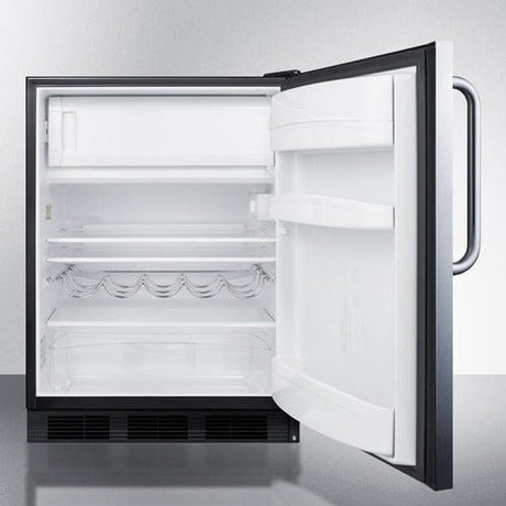 Summit 24" Stainless Finish ADA Refrigerator-Freezer CT663BKCSSADA Refrigerators CT663BKCSSADA Wine Coolers Empire