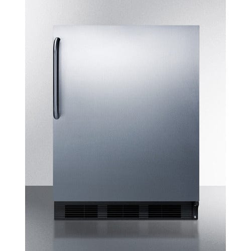 Summit 24" Stainless Finish Refrigerator-Freezer CT663BKCSS Wine Coolers Empire