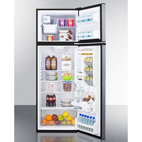 Summit 24" Stainless Refrigerator-Freezer W/ Icemaker FF1293SSIM Refrigerators FF1293SSIM Wine Coolers Empire