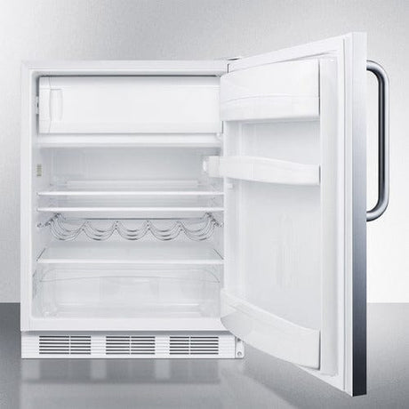 Summit 24" Stainless Steel ADA Built-In Refrigerator Freezer CT661WCSSADA Refrigerators CT661WCSSADA Wine Coolers Empire