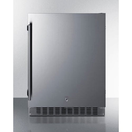 Summit 24" Stainless Steel All-Refrigerator ASDS2413CSS Refrigerators ASDS2413CSS Wine Coolers Empire