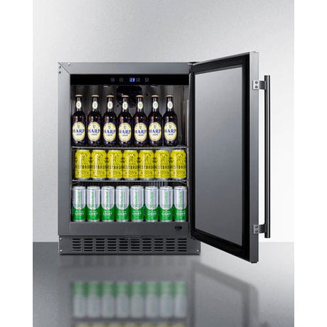 Summit 24" Stainless Steel All-Refrigerator ASDS2413CSS Refrigerators ASDS2413CSS Wine Coolers Empire