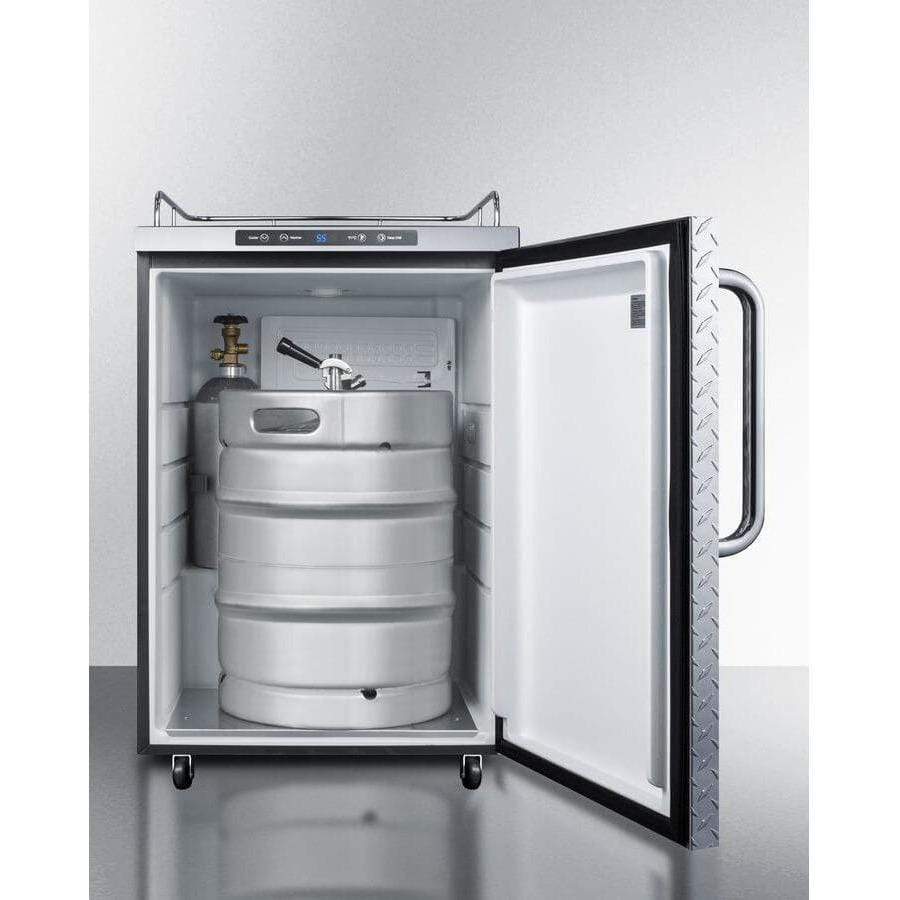 Summit 24" Stainless Steel Residential Outdoor Beer Dispenser SBC635MOSNKDPL Kegerators SBC635MOSNKDPL Wine Coolers Empire