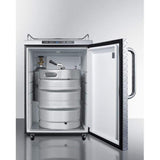Summit 24" Stainless Steel Residential Outdoor Beer Dispenser SBC635MOSNKDPL Kegerators SBC635MOSNKDPL Wine Coolers Empire
