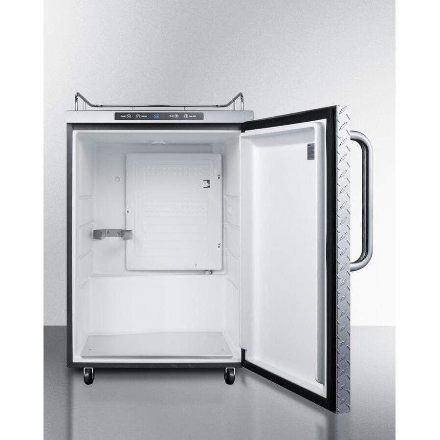 Summit 24" Stainless Steel Residential Outdoor Beer Dispenser SBC635MOSNKDPL Kegerators SBC635MOSNKDPL Wine Coolers Empire