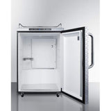 Summit 24" Stainless Steel Residential Outdoor Beer Dispenser SBC635MOSNKDPL Kegerators SBC635MOSNKDPL Wine Coolers Empire