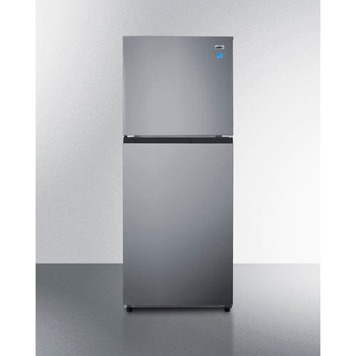 Summit 24" Stainless Top Mount W/ Ice Maker Refrigerator-Freezer FF1089PLIM Wine Coolers Empire