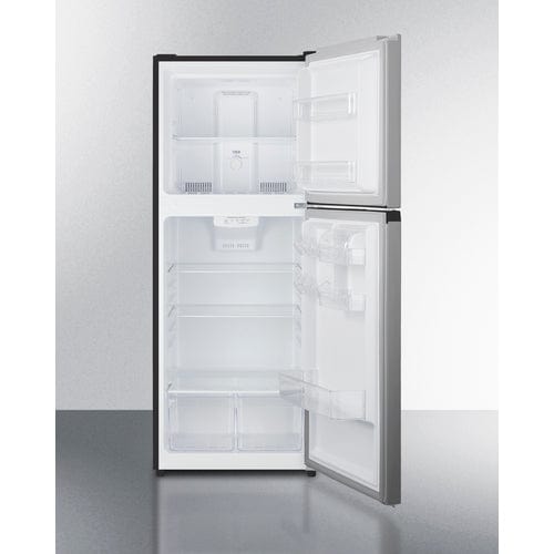 Summit 24" Stainless Top Mount W/ Ice Maker Refrigerator-Freezer FF1089PLIM Wine Coolers Empire