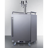 Summit 24" Triple Tap Commercial Outdoor Kegerator BC74OSCOMTRIPLE Kegerators BC74OSCOMTRIPLE Wine Coolers Empire