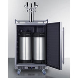 Summit 24" Triple Tap Commercial Outdoor Kegerator BC74OSCOMTRIPLE Kegerators BC74OSCOMTRIPLE Wine Coolers Empire