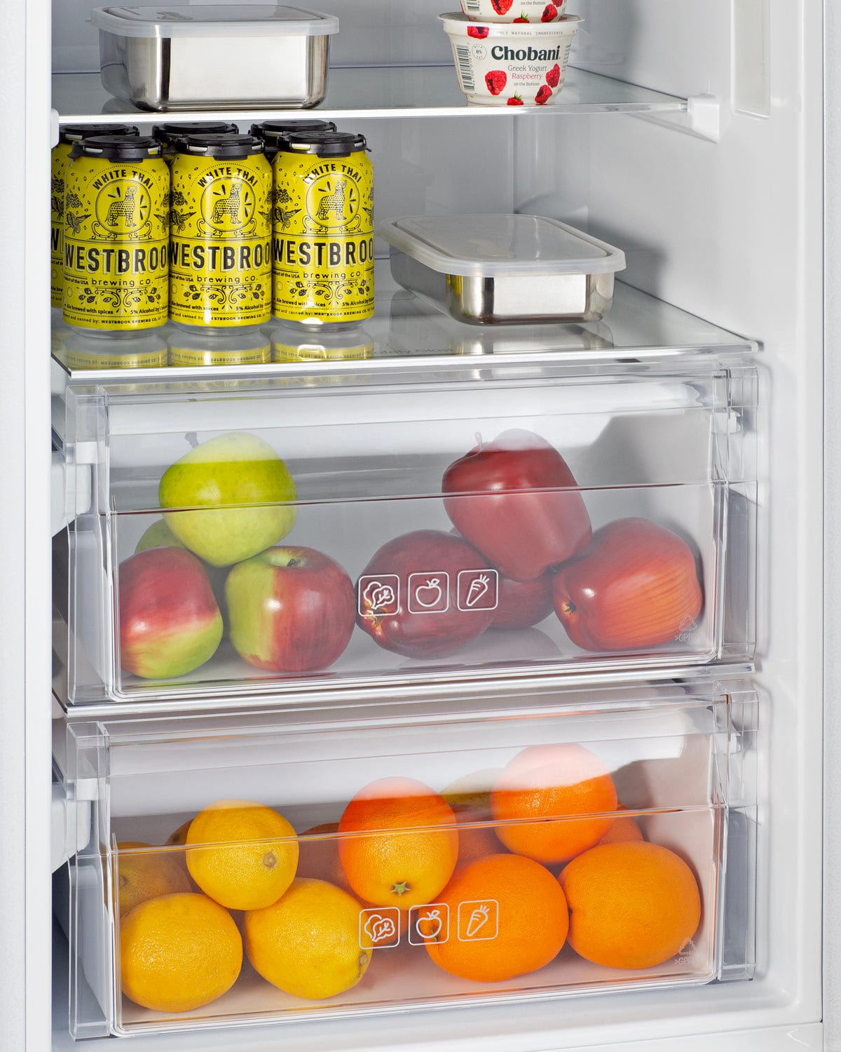 Summit 24" Wide Bottom Mount Refrigerator-Freezer FFBF11NT Refrigerators FFBF11NT Wine Coolers Empire