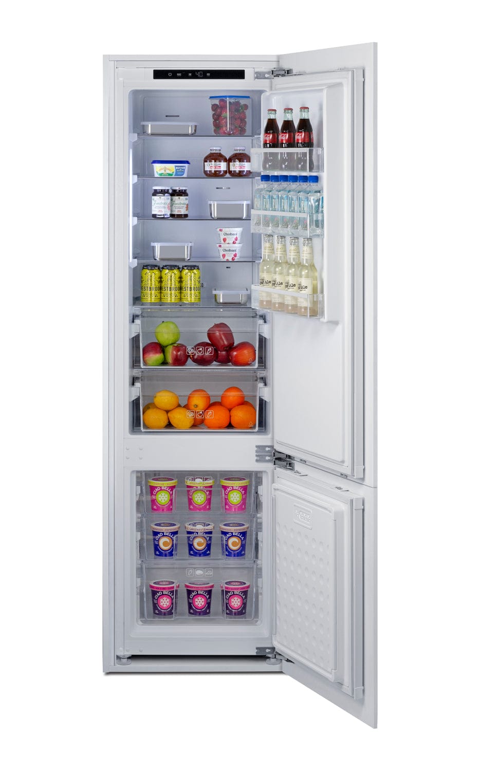 Summit 24" Wide Bottom Mount Refrigerator-Freezer FFBF11NT Refrigerators FFBF11NT Wine Coolers Empire
