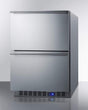 Summit 24" Wide Built-In 2-Drawer All-Refrigerator CL2R248 Refrigerators CL2R248 Wine Coolers Empire