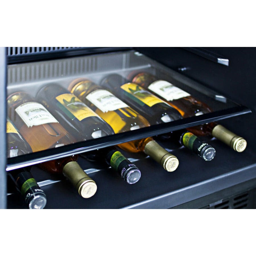 Summit 24" Wide Built-In All-Refrigerator (Panel Not Included) - FF64BIF Wine Coolers Empire