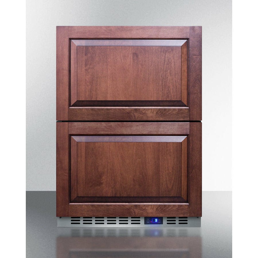 Summit 24" Wide Built-In 2-Drawer All-Refrigerator - FF642D Wine Coolers Empire