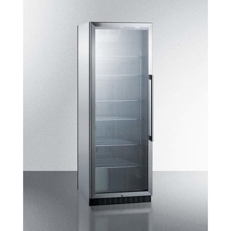 Summit 24" Wide Built-In, ADA Compliant Beverage Fridge SCR600BGLBIHVADA Beverage Centers SCR1401LHCSS Wine Coolers Empire