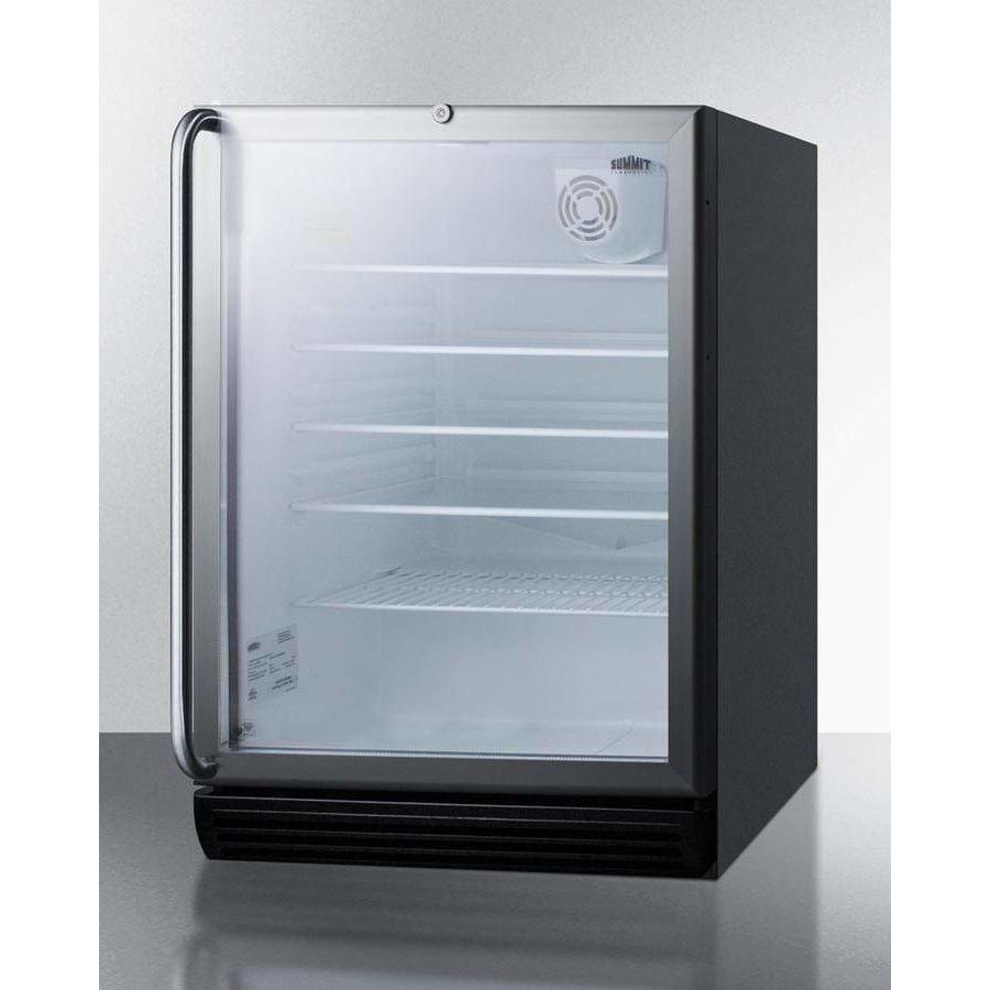 Summit 24" Wide Built-In , ADA Compliant Beverage Fridge SCR600BGLBISHADA Beverage Centers SCR600BGLBISHADA Wine Coolers Empire