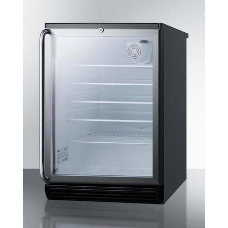 Summit 24" Wide Built-In , ADA Compliant Beverage Fridge SCR600BGLBISHADA Beverage Centers SCR600BGLSH Wine Coolers Empire