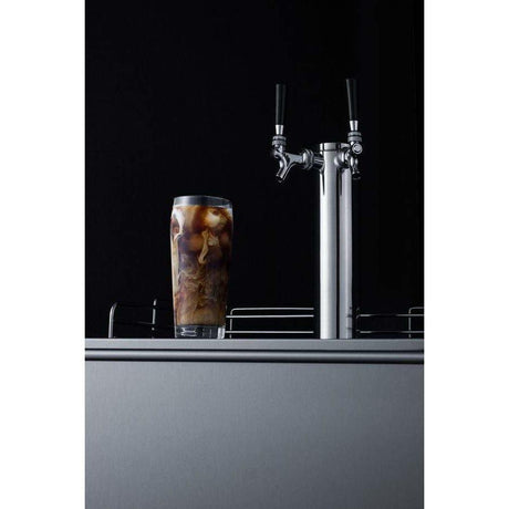 Summit 24" Wide Built-In , ADA Compliant Coffee Kegerator SBC58BBICFTWINADA Kegerators SBC58BBICFTWINADA Wine Coolers Empire