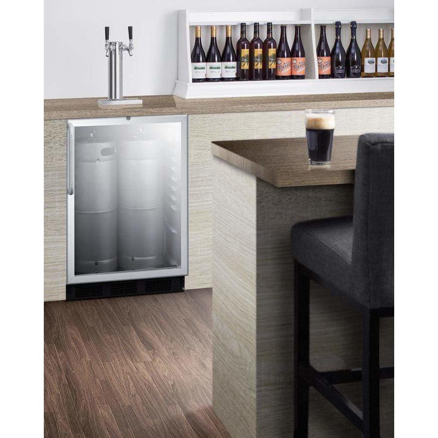 Summit 24" Wide Built-In, ADA Compliant Kegerator SBC56GBICSSADA Kegerators SBC56GBICSSADA Wine Coolers Empire