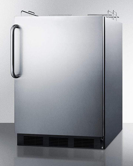 Summit 24" Wide Built-In ADA Compliant Kegerator SBC58BLBICSSADANK Kegerators SBC58BLBICSSADANK Wine Coolers Empire