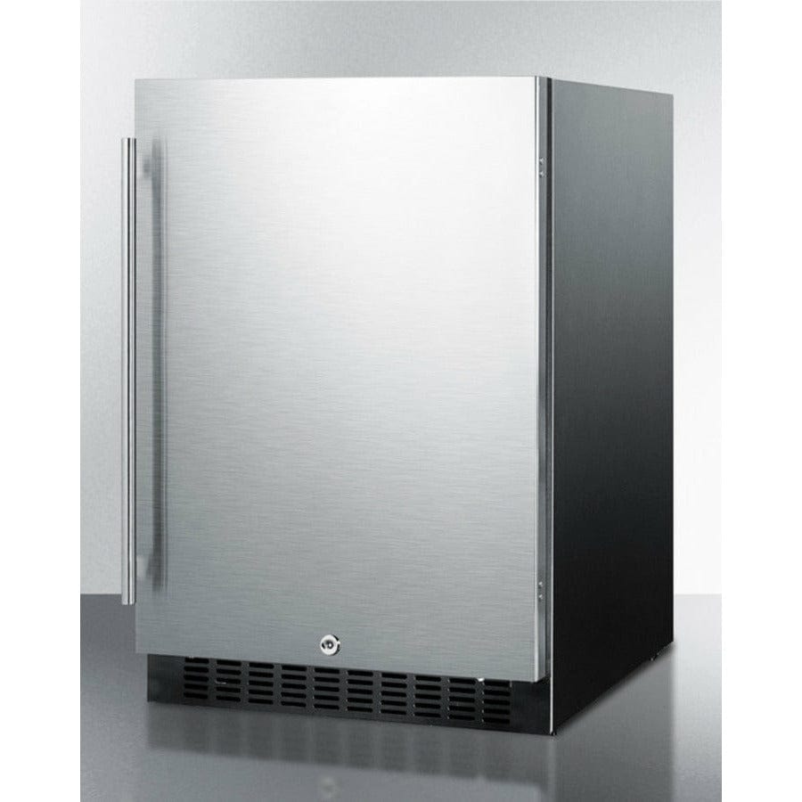 Summit 24" Wide Built-In All-Refrigerator - FF64B Refrigerators FF64BSS Wine Coolers Empire