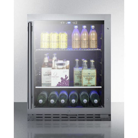 Summit 24" Wide Built-In Beverage Cooler, ADA Compliant ALBV2466CSS ALBV2466CSS Wine Coolers Empire