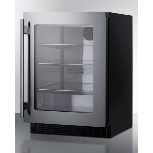 Summit 24" Wide Built-In Beverage Fridge ASDG2411 Beverage Centers ASDG2411 Wine Coolers Empire