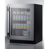 Summit 24" Wide Built-In Beverage Fridge ASDG2411 Beverage Centers ASDG2411 Wine Coolers Empire