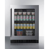 Summit 24" Wide Built-In Beverage Fridge ASDG2411 Beverage Centers ASDG2411 Wine Coolers Empire