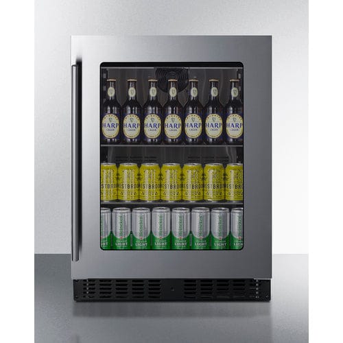 Summit 24" Wide Built-In Beverage Fridge ASDG2411 Beverage Centers ASDG2411 Wine Coolers Empire