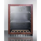 Summit 24" Wide Built-In Beverage Fridge SCR2466PNR Beverage Centers SCR2466PNR Wine Coolers Empire