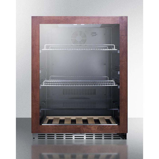 Summit 24" Wide Built-In Beverage Fridge SCR2466PNR Beverage Centers SCR2466PNR Wine Coolers Empire