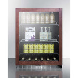 Summit 24" Wide Built-In Beverage Fridge SCR2466PNR Beverage Centers SCR2466PNR Wine Coolers Empire