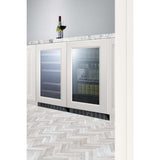 Summit 24" Wide Built-In Beverage Fridge SCR2466PNR Beverage Centers SCR2466PNR Wine Coolers Empire