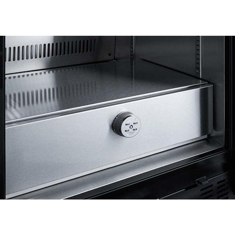 Summit 24" Wide Built-In Beverage Fridge SCR610BL Beverage Centers SCR610BL Wine Coolers Empire