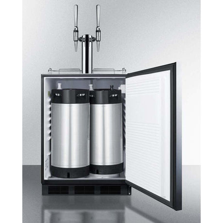 Summit 24" Wide Built-In Coffee Kegerator, ADA Compliant SBC58BBINCFTWINADA Kegerators SBC58BBINCFTWINADA Wine Coolers Empire