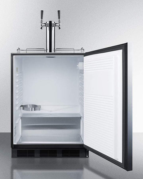 Summit 24" Wide Built-In Cold Brew Coffee Kegerator, ADA Compliant SBC58BLBIADACFTWIN Kegerators SBC58BLBIADACFTWIN Wine Coolers Empire