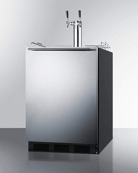 Summit 24" Wide Built-In Cold Brew Coffee Kegerator, ADA Compliant SBC58BLBIADACFTWIN Kegerators SBC58BLBIADACFTWIN Wine Coolers Empire