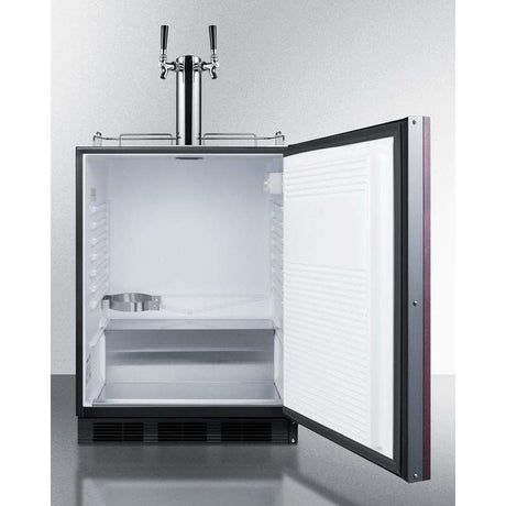 Summit 24" Wide Built-In Dual Tap , ADA Compliant Coffee Kegerator SBC58BBIIFCFTWINADA Kegerators SBC58BBIIFCFTWINADA Wine Coolers Empire