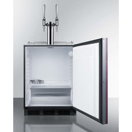 Summit 24" Wide Built-In Dual Tap, ADA Compliant Coffee Kegerator SBC58BBIIFNCFTWINADA Kegerators SBC58BBIIFNCFTWINADA Wine Coolers Empire