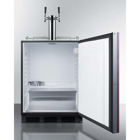 Summit 24" Wide Built-In Dual Tap , ADA Compliant Wine Kegerator SBC58BBIIFWKDTWINADA Kegerators SBC58BBIIFWKDTWINADA Wine Coolers Empire