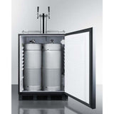 Summit 24" Wide Built-In Dual Tap Wine Kegerator, ADA Compliant SBC58BBIWKDTWINADA Kegerators SBC58BBIWKDTWINADA Wine Coolers Empire
