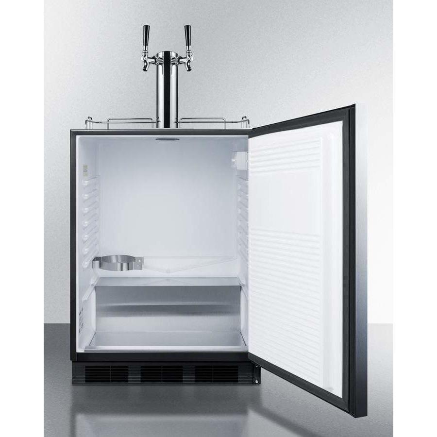 Summit 24" Wide Built-In Dual Tap Wine Kegerator, ADA Compliant SBC58BBIWKDTWINADA Kegerators SBC58BBIWKDTWINADA Wine Coolers Empire