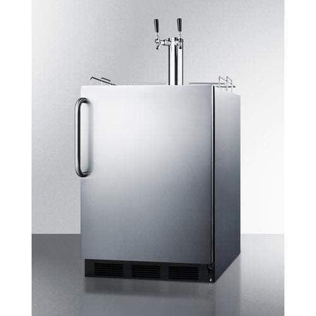 Summit 24" Wide Built-In Kegerator, ADA Compliant SBC58BLBICSSADA Kegerators SBC58BLBICSSADA Wine Coolers Empire