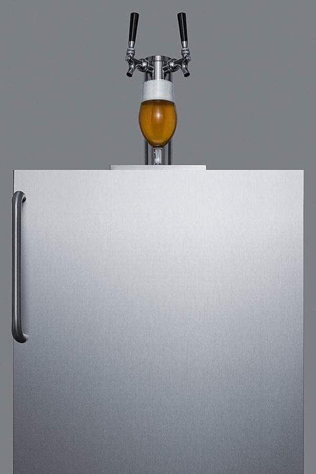 Summit 24" Wide Built-In Kegerator, ADA Compliant SBC58BLBICSSADA Kegerators SBC58BLBICSSADA Wine Coolers Empire