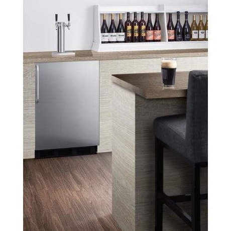 Summit 24" Wide Built-In Kegerator, ADA Compliant SBC58BLBICSSADA Kegerators SBC58BLBICSSADA Wine Coolers Empire